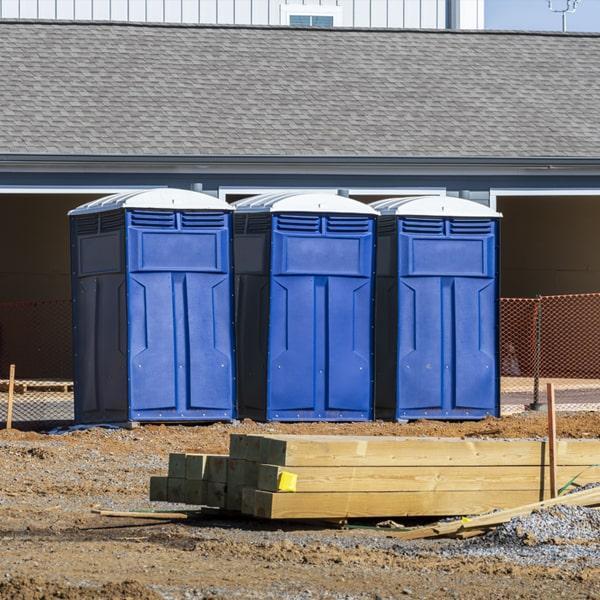 Heavy-duty construction site porta potty in Arlington, Texas